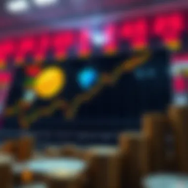 Graph illustrating cryptocurrency price volatility influenced by emotional factors