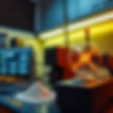 Illustration of powder X-ray diffraction setup