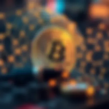 Visual depiction of enhancing cryptocurrency security through quantum innovations