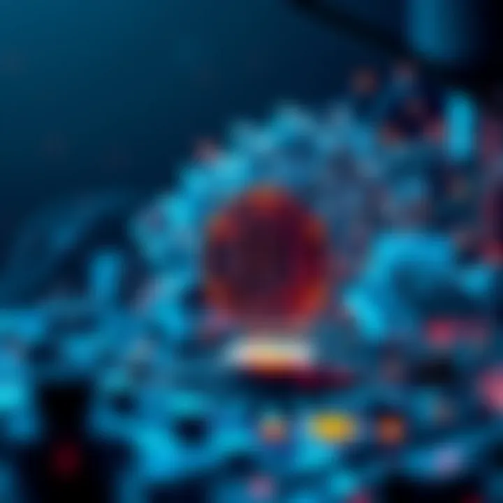 Illustration of potential applications of quantum technology in financial systems