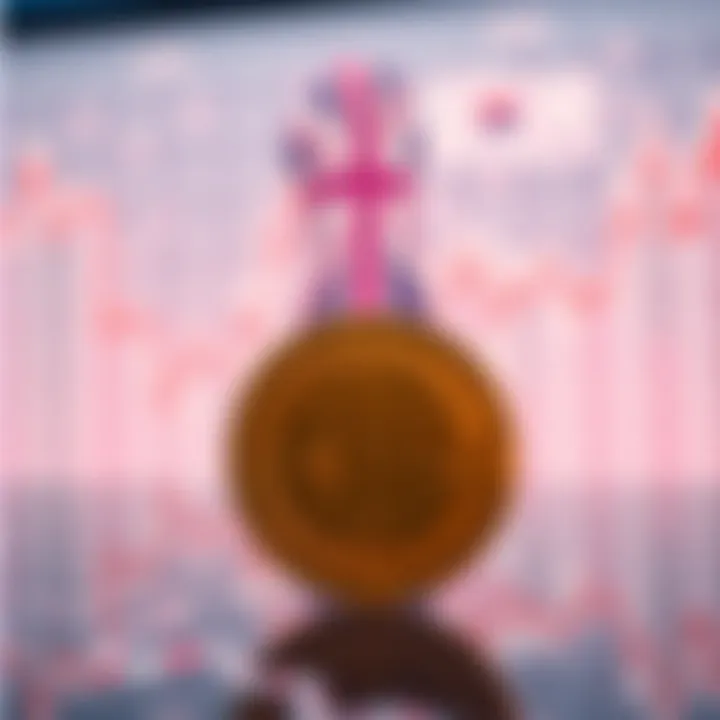 Graph depicting recent fluctuations in GBP to KRW rates