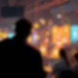 A vibrant illustration of a Reddit community discussing cryptocurrency