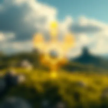 Visual diagram illustrating the relationship between Terraform and blockchain