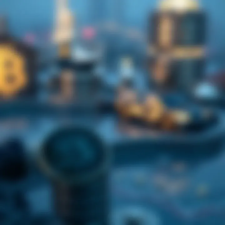 A conceptual illustration of risk management strategies in finance