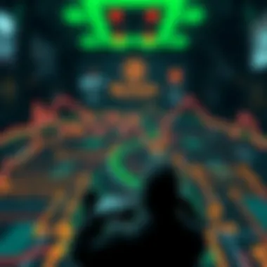 Graph depicting the risks associated with man-in-the-middle attacks in cryptocurrency