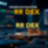 Conceptual illustration of decentralized exchange features