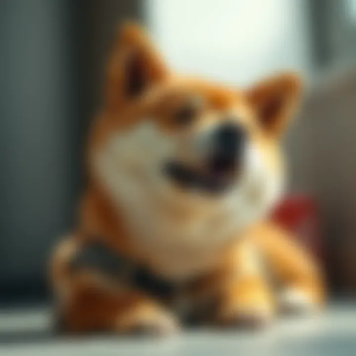 Shiba Inu meme showcasing its playful nature