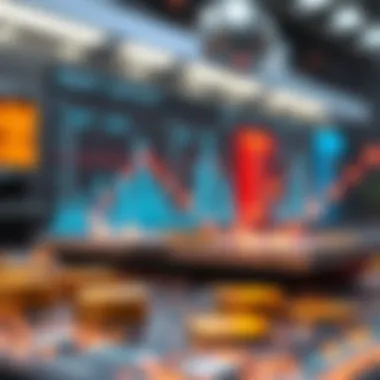 Illustration of smart contracts execution on blockchain