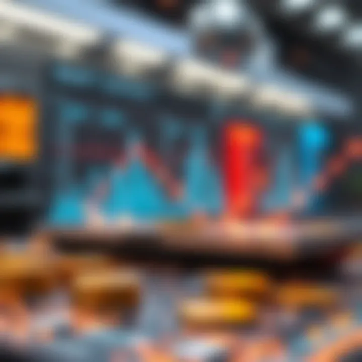 Illustration of smart contracts execution on blockchain