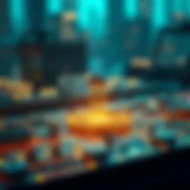 Visual representation of smart contracts on a blockchain