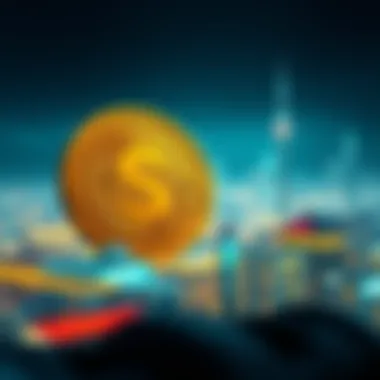 Visionary illustration of future potential of SUI Coin