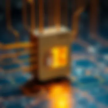 Conceptual representation of symmetric encryption