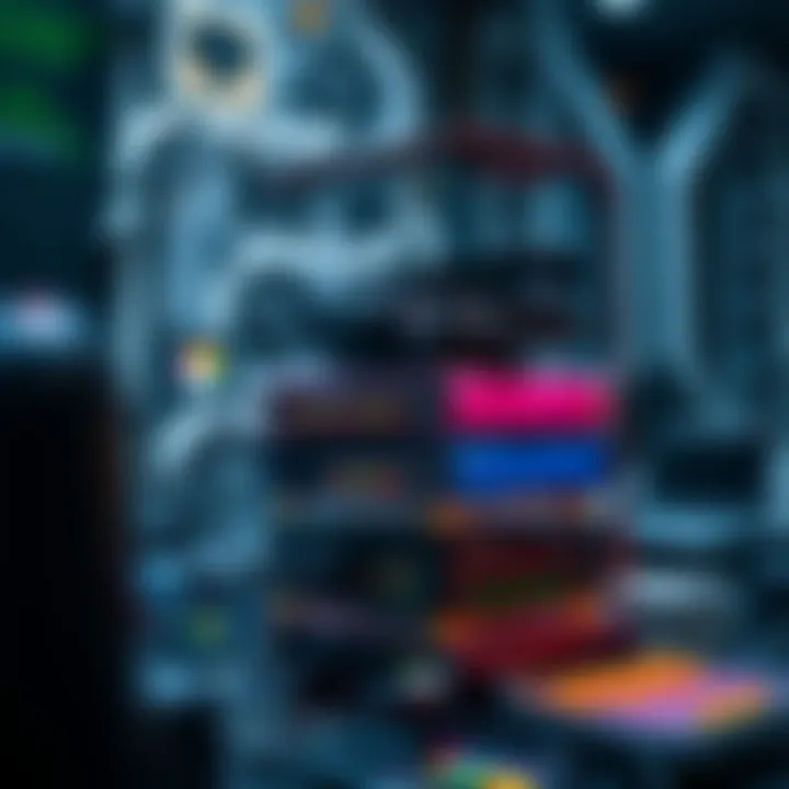 Technical stack used for developing decentralized applications