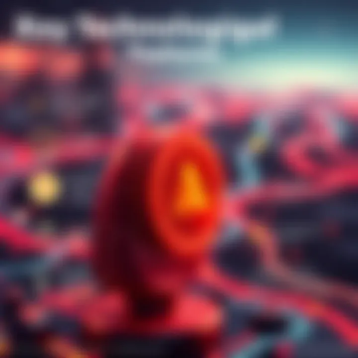 Key Technological Features of Flare Network Infographic showcasing technological features of Flare Network