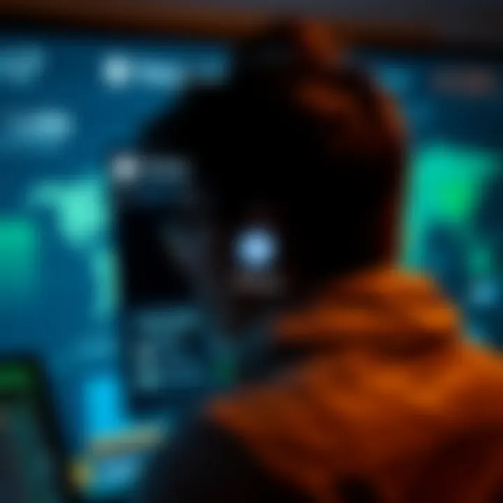 Navigating the Telegram interface for cryptocurrency exploration