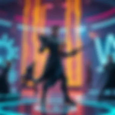 A visual representation of unique game mechanics within Theta Arena.