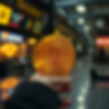 Visual representation of secure cryptocurrency transactions with TokenPocket