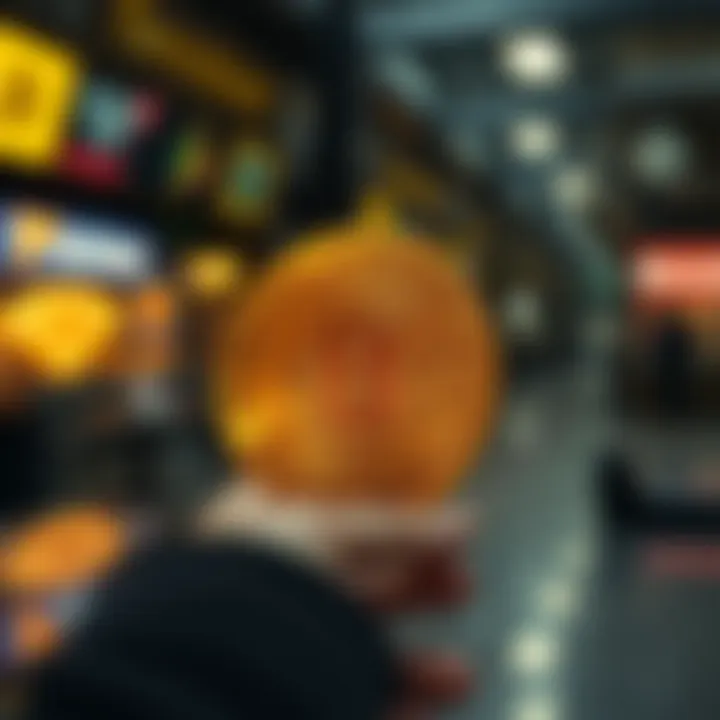 Visual representation of secure cryptocurrency transactions with TokenPocket