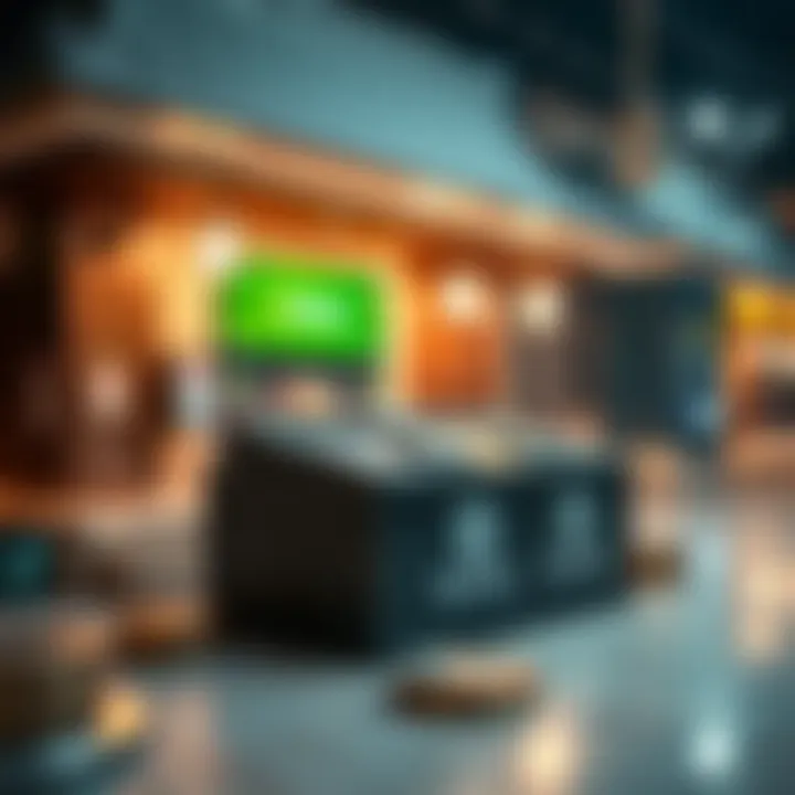 Infographic comparing traditional banking and cryptocurrency banking