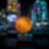 Symbolic representation of a transaction ID in cryptocurrency