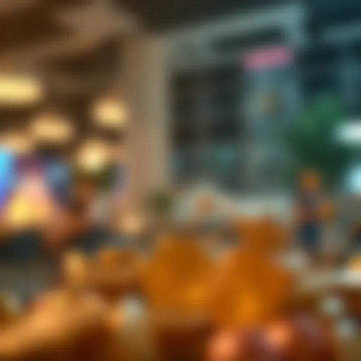 Visual representation of trending projects