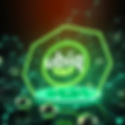 Illustration depicting Ubiq's blockchain technology in action