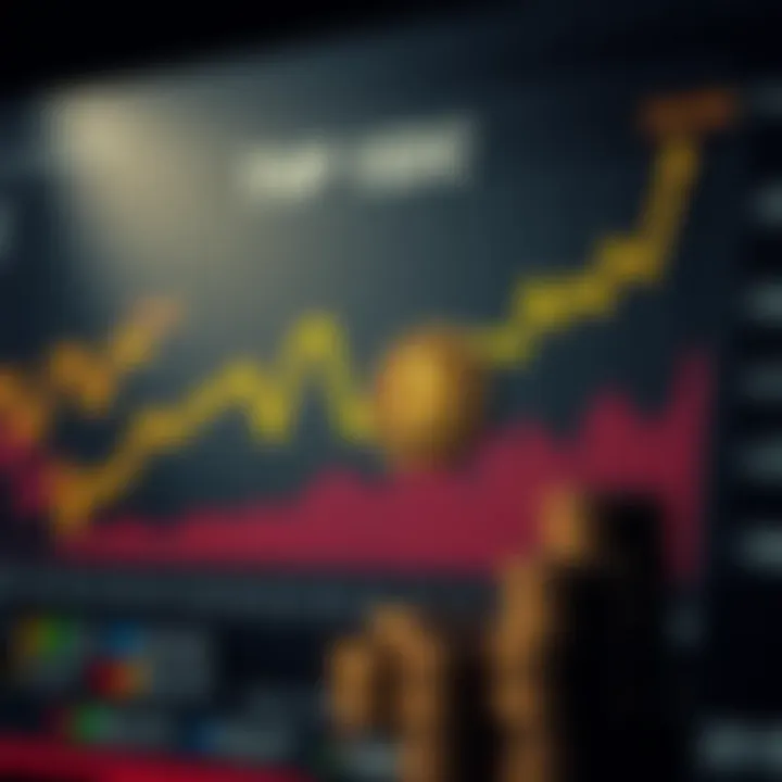 Graph showcasing market trends and volatility of USD Coin