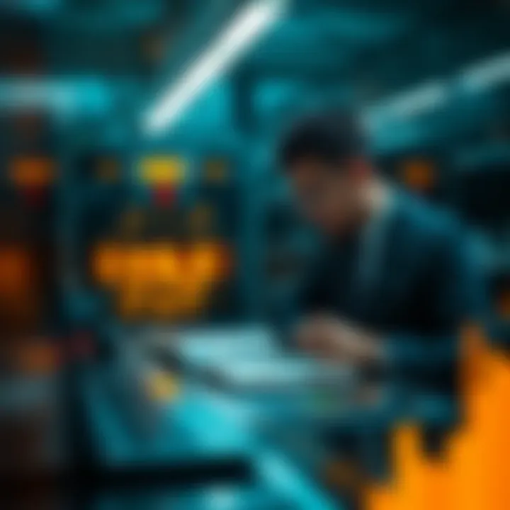 An investor analyzing data related to vaults and asset management