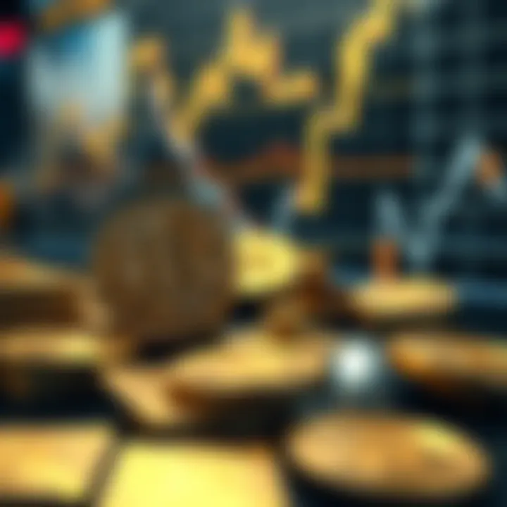 Visual representation of market trends in cryptocurrency