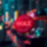 Visual representation of WAX coin market trends