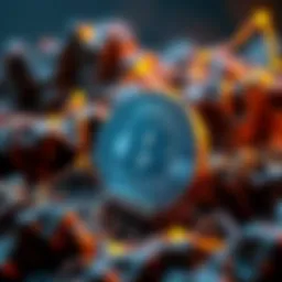 An abstract representation of digital currency