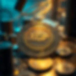 An intricate visual representation of XGP coin technology