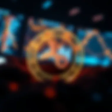 Visual representation of data analysis on XRP platform