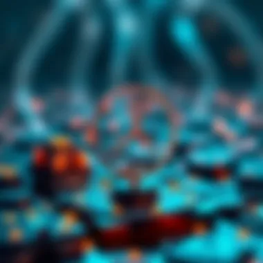 Conceptual image of future blockchain technologies