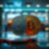 Visual representation of XRP and KRW exchange dynamics