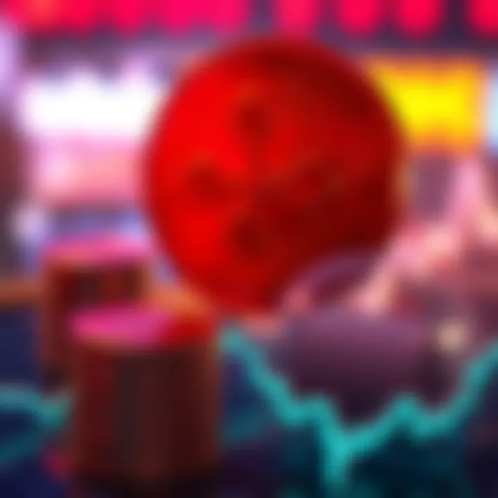 Infographic depicting market trends related to XRP