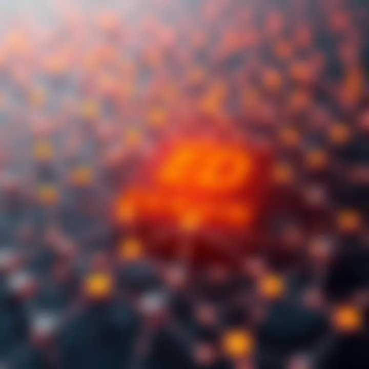 Blockchain technology visualized with interconnected nodes, symbolizing the underlying infrastructure of Zed Run.