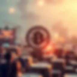 Visual representation of decentralized finance concepts